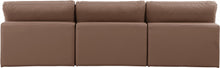 Load image into Gallery viewer, Comfy - Faux Leather Modular Armless Sofa 3 Seats