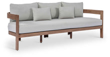 Load image into Gallery viewer, Newport - Water Resistant Fabric 86.75" Upholstered Outdoor Patio Sofa