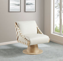 Load image into Gallery viewer, Millwin - Swivel Accent Chair With Natural Base