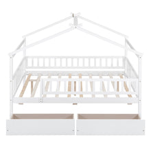 Load image into Gallery viewer, House Bed With 2 Drawers