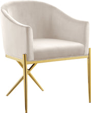 Load image into Gallery viewer, Xavier - Dining Chair with Gold Legs