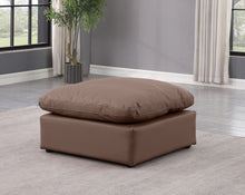 Load image into Gallery viewer, Indulge - Faux Leather Ottoman