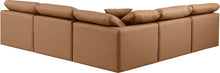 Load image into Gallery viewer, Indulge - Faux Leather 5 Piece Modular Corner Armless Sectional
