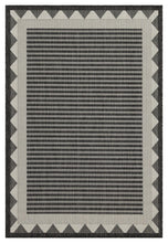 Load image into Gallery viewer, Sunshine - 5'3" X 7'3" Polypropylene Indoor & Outdoor Area Rug - Anthracite