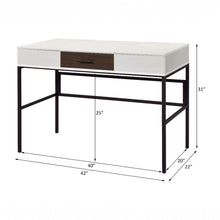 Load image into Gallery viewer, Verster - Writing Desk With USB - Black / Natural