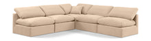Load image into Gallery viewer, Indulge - Velvet 5 Piece Modular Corner Armless Sectional
