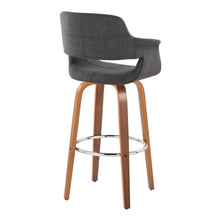 Load image into Gallery viewer, Vintage Flair - Mid Century Modern Fixed Height Barstool With Swivel & Round Footrest (Set of 2)