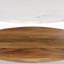 Load image into Gallery viewer, Wagner - Round Marble & Wood Table