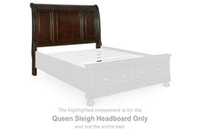 Load image into Gallery viewer, Porter - Headboard Queen Sleigh - Rustic Brown