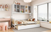 Load image into Gallery viewer, Daybed And All In One Cabinet And Shelf
