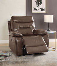 Load image into Gallery viewer, Aashi - Leather Gel Match Recliner Chair - Brown