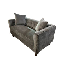 Load image into Gallery viewer, Sidonia - Loveseat With 2 Pillows - Gray