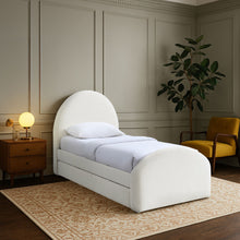 Load image into Gallery viewer, Andaz - Chenille Fabric Upholstered Trundle Bed