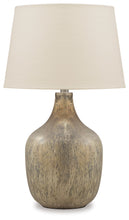 Load image into Gallery viewer, Mari - Glass Table Lamp - Gray / Gold Finish