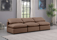 Load image into Gallery viewer, Indulge - Faux Leather 3 Seat Modular Armless Sofa