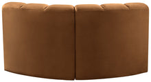 Load image into Gallery viewer, Arc - Velvet 2 Piece Modular Sofa - Saddle