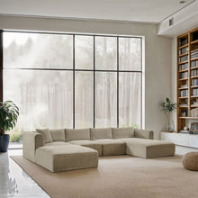 Load image into Gallery viewer, Shaggy - 5 Piece Modular Sectional With Chaise And Ottoman