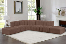 Load image into Gallery viewer, Arc - Faux Leather 7 Piece Corner Modular Sofa