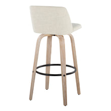 Load image into Gallery viewer, Toriano - Contemporary Fixed Height Barstool Swivel And Round Footrest (Set of 2)