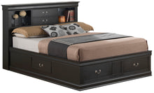 Load image into Gallery viewer, Traditional Style Bookcase Storage Bed