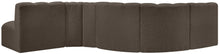 Load image into Gallery viewer, Arc - Boucle Fabric 6 Piece Curved Modular Sofa