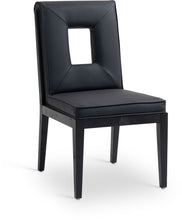 Load image into Gallery viewer, Gwendolyn - Faux Leather Dining Side Chair With Black Frame (Set of 2)