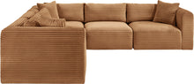 Load image into Gallery viewer, Shaggy - Fabric 5 Piece Modular Corner Sectional