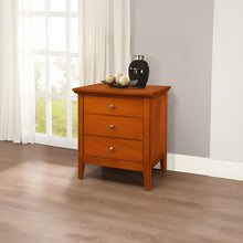 Load image into Gallery viewer, 3 Drawer Nightstand & Dove Tailed Drawers