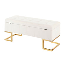 Load image into Gallery viewer, Midas - Contemporary / Glam Storage Bench