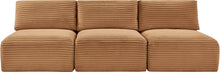 Load image into Gallery viewer, Shaggy - Fabric 3 Seat Modular Armless Sofa