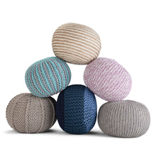Load image into Gallery viewer, Yolanda - Round Pouf - Natural