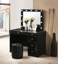 Load image into Gallery viewer, Crown Mark Furniture Morgan Vanity in Black B4851BK image
