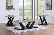 Load image into Gallery viewer, T122 - Marble Top Table Set (Set of 3) - Gray