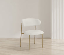 Load image into Gallery viewer, Lupita - Dining Chair With Brushed Gold Legs (Set of 2)