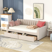Load image into Gallery viewer, Upholstered Daybed With Slat Support
