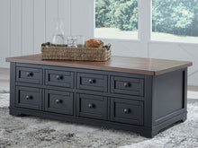 Load image into Gallery viewer, Wildenauer - Lift Top Cocktail Table - Brown / Black