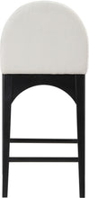 Load image into Gallery viewer, Waldorf - Chenille Stool With Black Legs