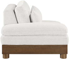 Load image into Gallery viewer, Turin - Chenille Fabric Upholstered Modular Arm Chair - Walnut Base