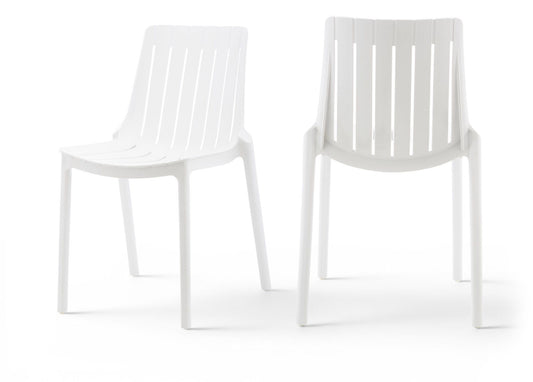 Marilla - Polypropylene Outdoor Patio Dining Chair (Set of 4)