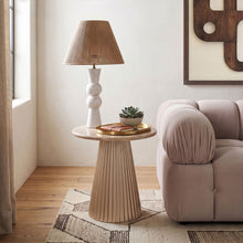 Load image into Gallery viewer, Cindra - Genuine Marble Top And Iron Base Table