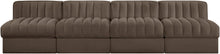 Load image into Gallery viewer, Rummi - Armless Velvet Performance Fabric Upholstered 4 Piece Modular Sofa