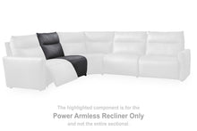Load image into Gallery viewer, ModZ - Power Armless Recliner With Adjustable Headrest - Blue