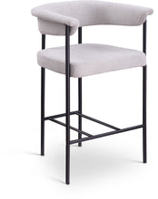 Load image into Gallery viewer, Malin - Linen Counter Stool (Set of 2)