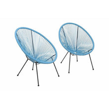 Load image into Gallery viewer, Modern Egg Shaped String Chairs (Set of 2)