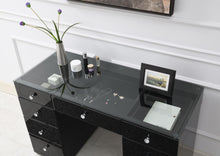 Load image into Gallery viewer, G-316 - Glamour Dresser & Stool - Black