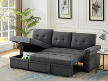 Load image into Gallery viewer, Sierra - Reversible Sleeper Sectional Sofa With Storage Chaise