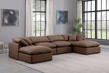 Load image into Gallery viewer, Indulge - Faux Leather 6 Piece Modular Double Chaise Sectional