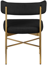 Load image into Gallery viewer, Rivage - Durable Dining Chair With Gold Frame (Set of 2)