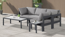 Load image into Gallery viewer, Nizuc - Outdoor Patio 4 Piece Modular Sectional With Gray Frame
