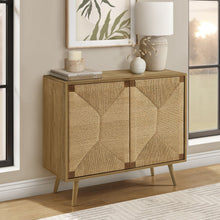 Load image into Gallery viewer, Accent Chest, 2 Door Cabinet, Storage Furniture - Walnut